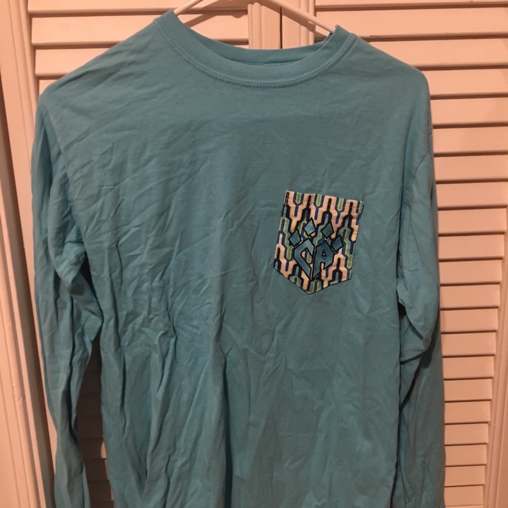 CA light blue long sleeve tee